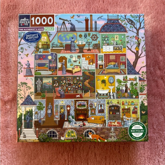 Eeboo The Alchemist's Home 1000 Pieces puzzle - Picture 1 of 2